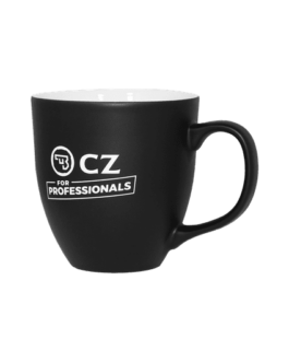 CZ Ceramic Coffee cup for Professionals with logo