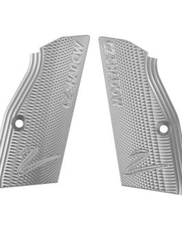 CZ Shadow 2 Aluminum Grips Silver