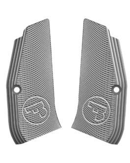 CZ 97 Aluminum Grips Full Size Silver