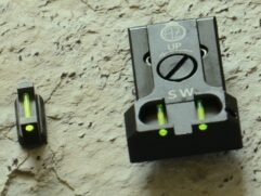 Adjustable rear sight