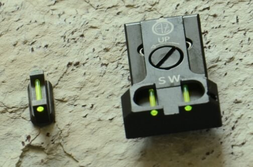 Adjustable rear sight