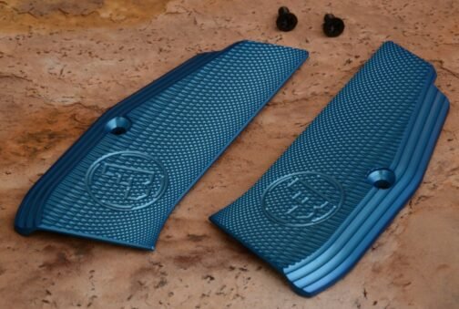 Aluminum grips cz 97 blue