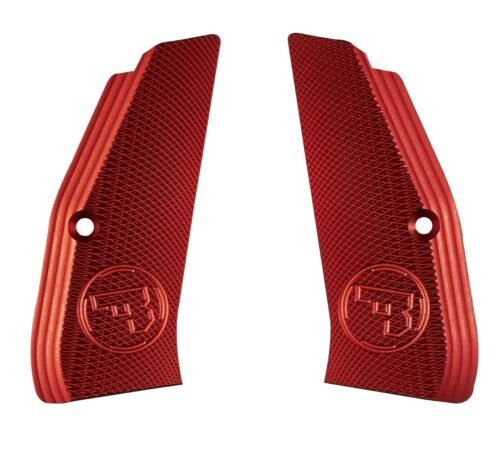 CZ 97 aluminum grips red