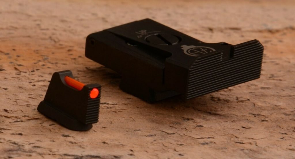 Adjustable Rear Sight Sets with fiber optics for CZ P10 C