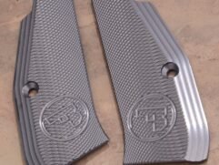 Aluminium pistol grips grey color