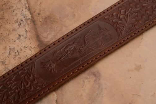 Leather belt