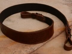 Embossed genuine leather
