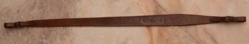 Embossed genuine leather rifle or shotgun sling - Image 6