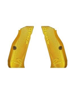 CZ Shadow 2 Grips – Gold Long Grips