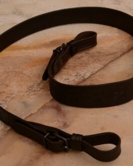 Embossed Genuine Leather Rifle Or Shotgun Gun Sling