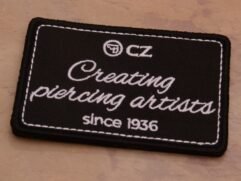 Patch creating piercing artist