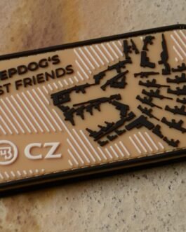 CZUB Rubber patch with hook and loop – Factory new model