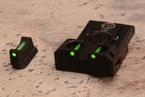 CZ75 adjustable rear sight and front sight