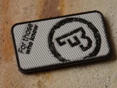 CZUB grey rubber patch