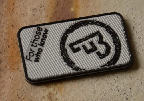 CZUB grey rubber patch
