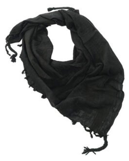 Black Shemagh Scarf Military Keffiyeh Arab HeadWrap