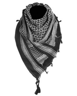 Black.White Shemaghs Scarf Military Keffiyeh Arab HeadWrap