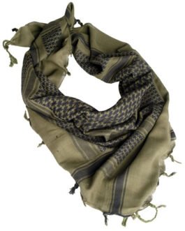 Green-Black Shemaghs Scarf Military Keffiyeh Arab HeadWrap