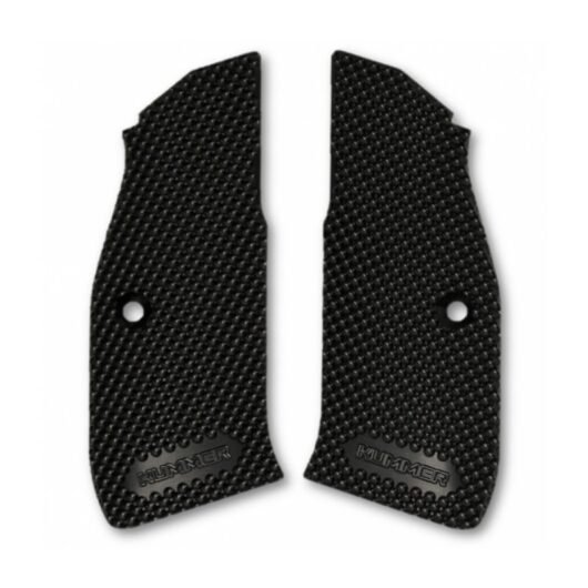 Black aluminium grips