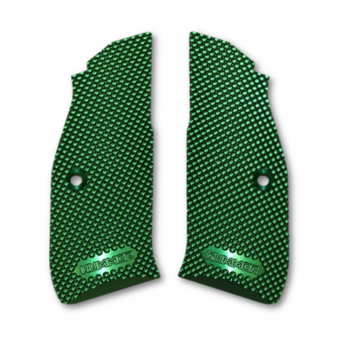 aluminium green grips
