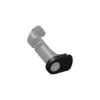 aluminum mag. release button black
