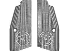 Silver short grips for CZ SP-01