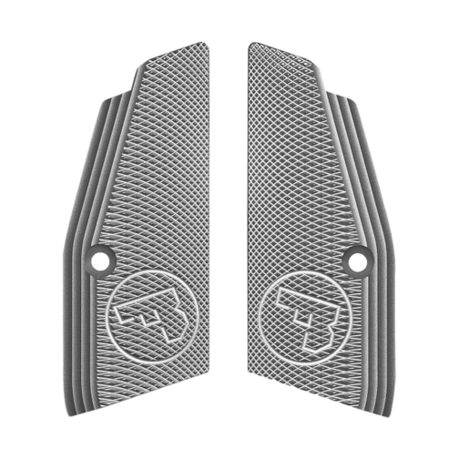 CZ 75 short grips silver