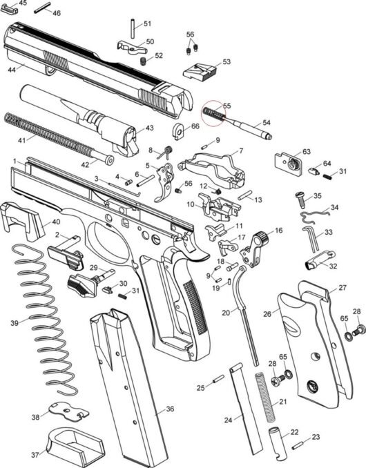 CZ 75 firing pin spring