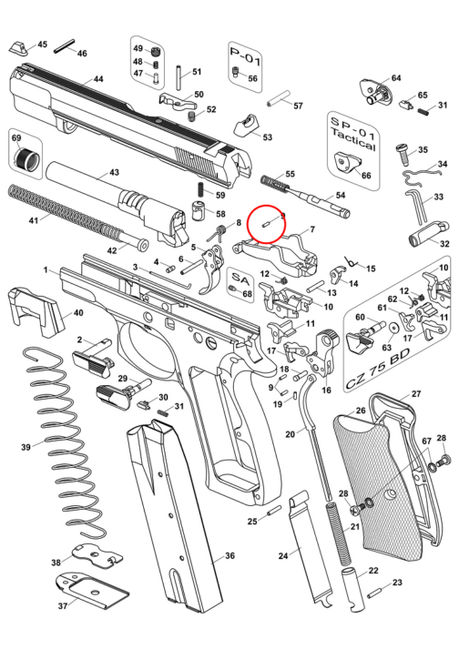 CZ 97 pin