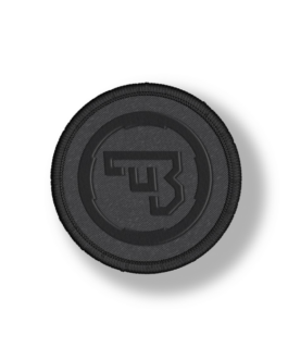 CZ Ceska Zbrojovka Textile Patch with Logo hook and loop Black
