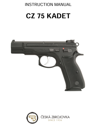 CZ 75 Kadet Manual