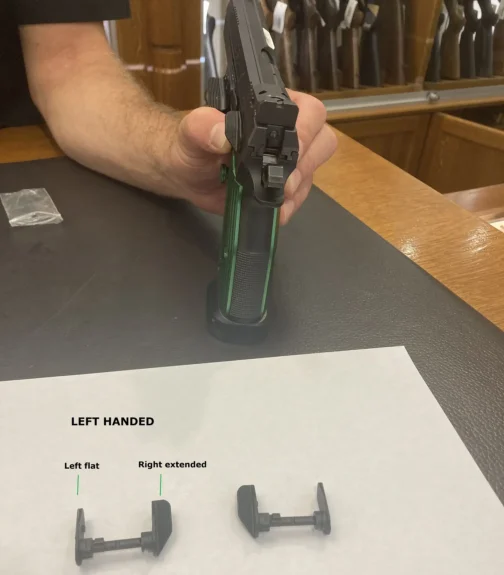 CZ Shadow 2 extended safety for left handed