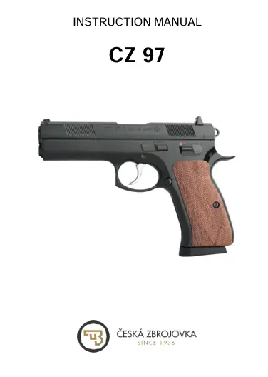 CZ 97 Instruction manual