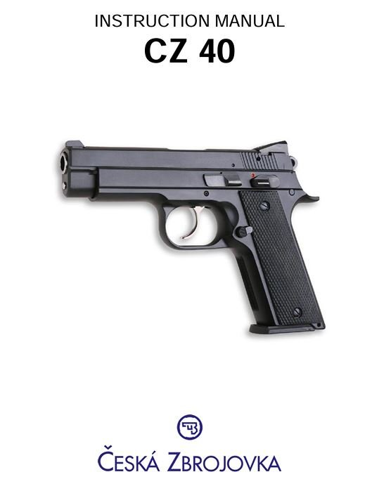 CZ 40 manual pdf download free