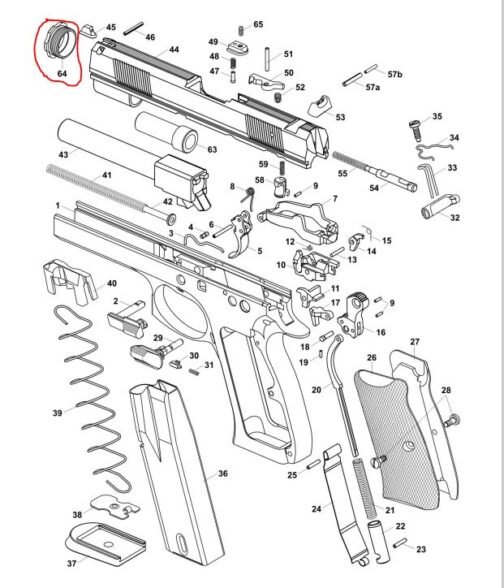 CZ 97B Barrel Bushing - Image 2