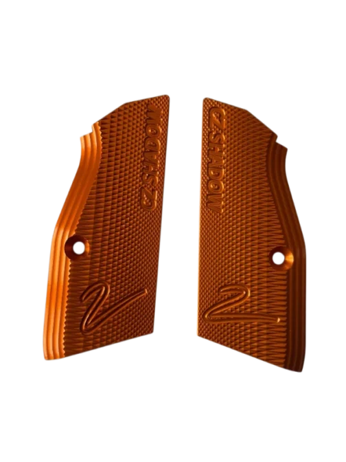 CZ Shadow 2 orange short grips use with magwell