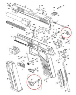 CZ P-07 / P-09 Decocker Lever Set