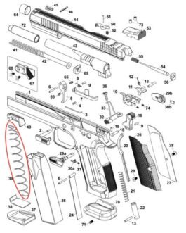 CZ 75 Tactical Sport magazine spring