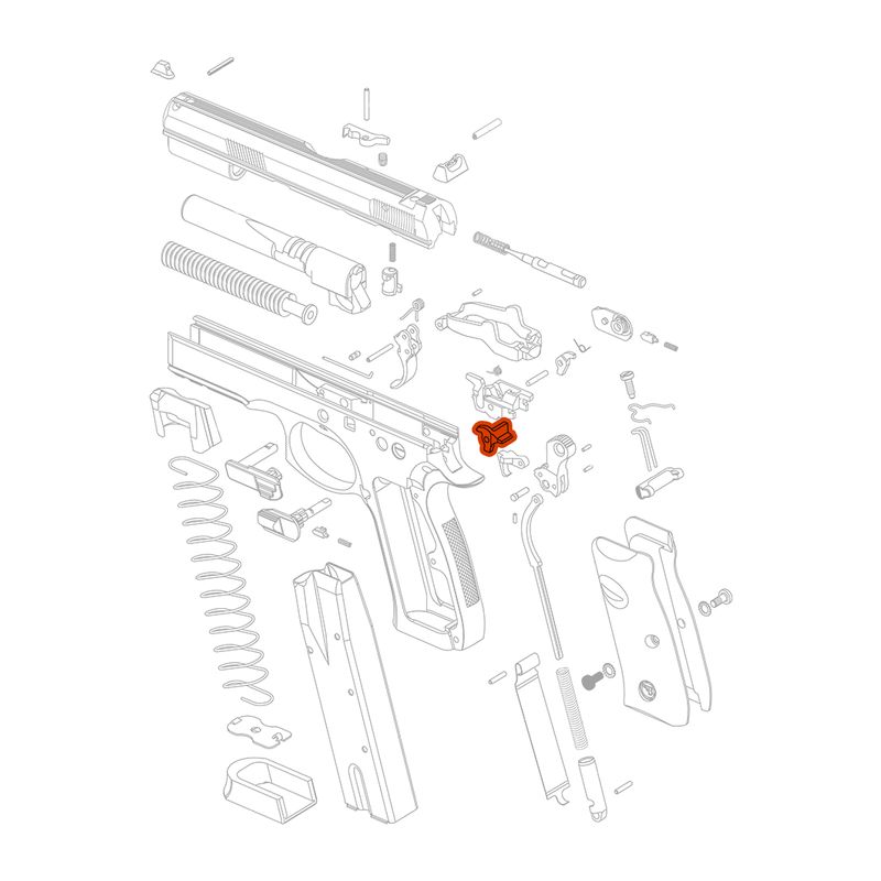 Sear CZ 75B 4 cz sear for cz 97