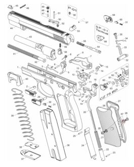 CZ 75 Fan-Shaped Washer